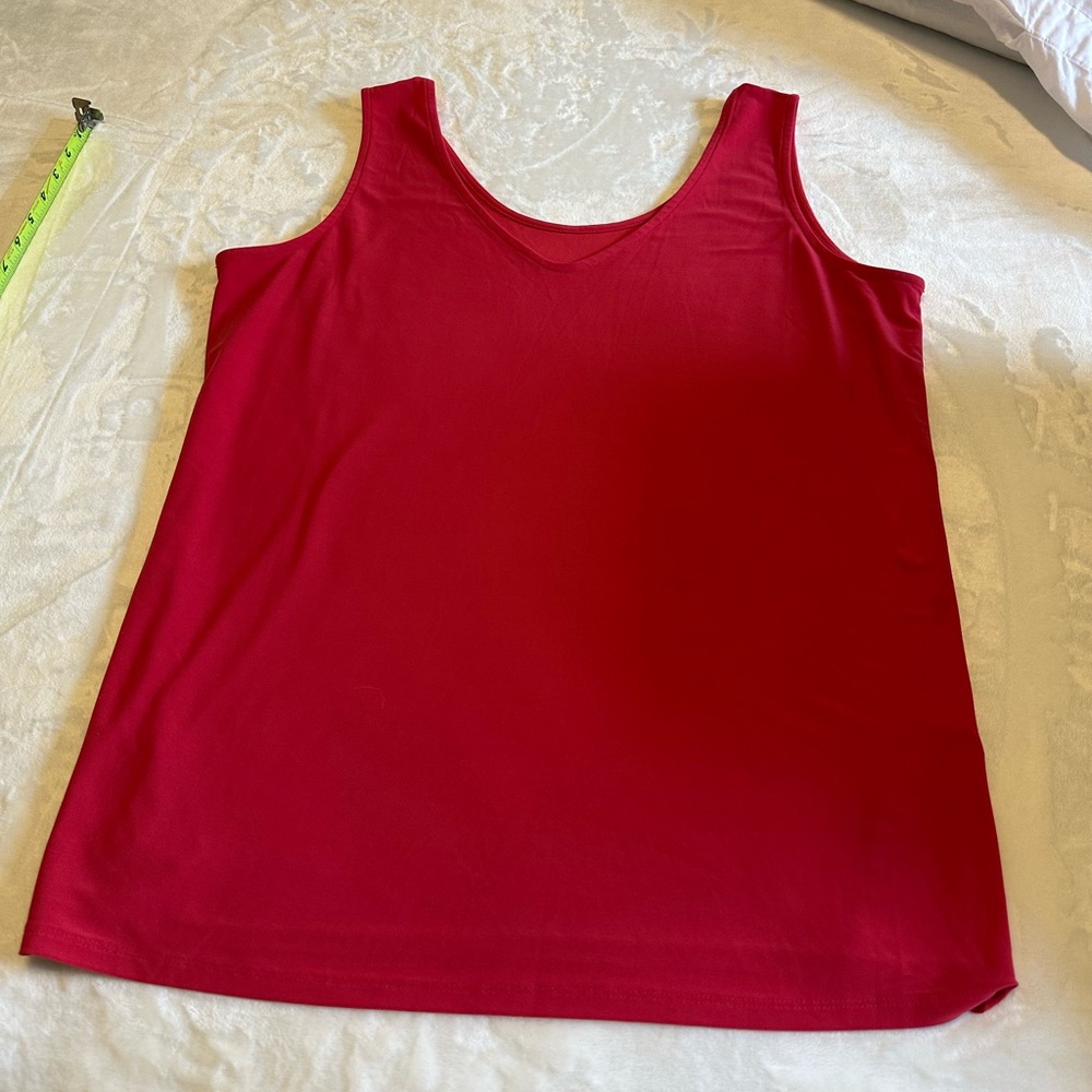Unique Vintage Vibrant Red Tank Top